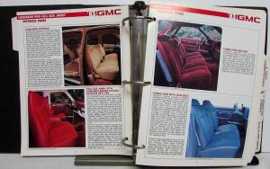 1983 GMC Truck Dealer Color & Trim Book Full Line Pickup Van Medium HD
