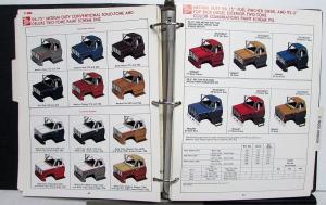1982 GMC Truck Dealer Color & Trim Book Full Line Pickup Van Medium HD