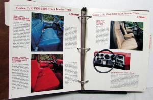 1981 GMC Truck Dealer Color & Trim Book Full Line Pickup Van Medium HD
