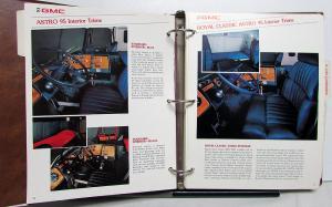 1981 GMC Truck Dealer Color & Trim Book Full Line Pickup Van Medium HD