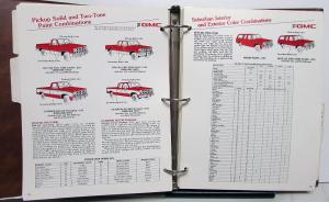 1981 GMC Truck Dealer Color & Trim Book Full Line Pickup Van Medium HD