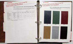 1981 GMC Truck Dealer Color & Trim Book Full Line Pickup Van Medium HD