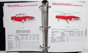 1984 GMC Truck Dealer Color & Trim Book Full Line Pickup Van Medium HD