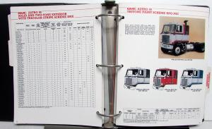 1984 GMC Truck Dealer Color & Trim Book Full Line Pickup Van Medium HD