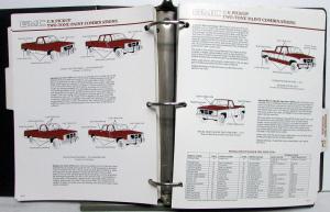 1986 GMC Truck Dealer Color & Trim Book Full Line Pickup Van Medium HD