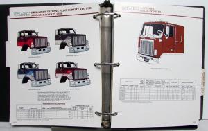 1986 GMC Truck Dealer Color & Trim Book Full Line Pickup Van Medium HD