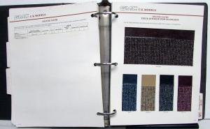 1986 GMC Truck Dealer Color & Trim Book Full Line Pickup Van Medium HD