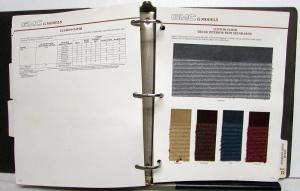 1986 GMC Truck Dealer Color & Trim Book Full Line Pickup Van Medium HD