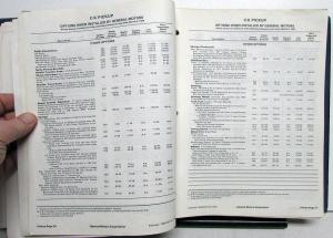 1985 GMC Truck Dealer Color & Trim Full Line W/Light Duty Data Book Specs