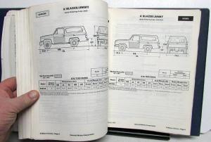 1985 GMC Truck Dealer Color & Trim Full Line W/Light Duty Data Book Specs