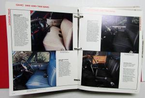 1987 GMC Truck Dealer Color & Trim Book Full Line Pickup Van Medium HD