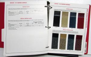 1987 GMC Truck Dealer Color & Trim Book Full Line Pickup Van Medium HD