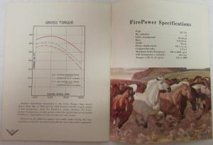 1950 Chrysler Fire Power Engine Sales Brochure