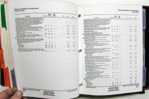 1997 GMC Light Duty Truck Dealer Data Book Features Options Specs Pricing