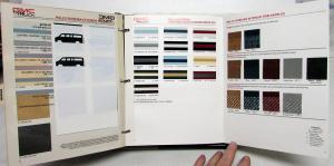1991 GMC Light Duty Truck Dealer Color Trim Album Book Pickup Jimmy Van Syclone