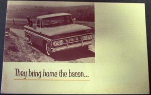 1962 Chevrolet Truck Pickup Corvair 95 Suburban Work Play Sales Mailer Folder