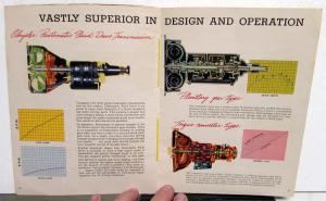 1950 Chrysler Prestomatic Fluid Drive Transmission Sales Brochure