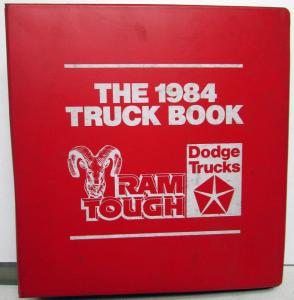 1984 The Dodge Truck Book Dealer Data Reference Album Rampage Pickup Ramcharger