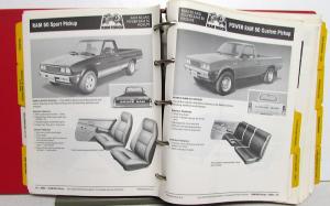 1984 The Dodge Truck Book Dealer Data Reference Album Rampage Pickup Ramcharger