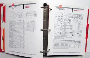 1995 Dodge Truck Dealer Data Book Product Info Dakota Ram Pickup Van Caravan C/V