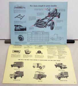 1960 Ford Pickup Truck Model F 100 250 350 Light Duty Sales Brochure Original