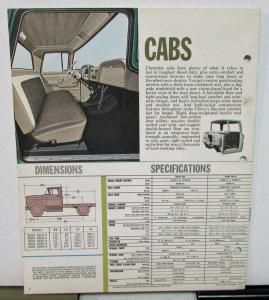 1962 Chevrolet Truck Diesel D60 & D60H Sales Brochure Original