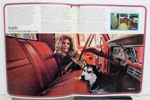 1972 Ford Truck Canadian Dealer Pickup F100 250 350 Ranchero Sales Brochure
