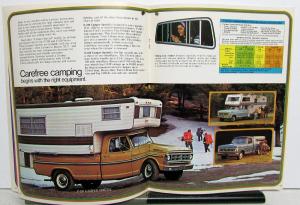 1972 Ford Truck Canadian Dealer Pickup F100 250 350 Ranchero Sales Brochure
