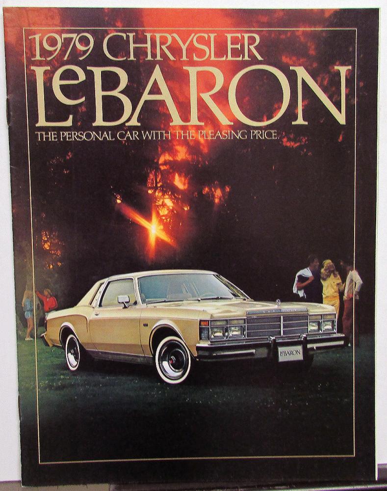 1979 Chrysler LeBaron Dealer Sales Brochure