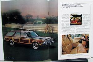 1979 Chrysler LeBaron Dealer Sales Brochure