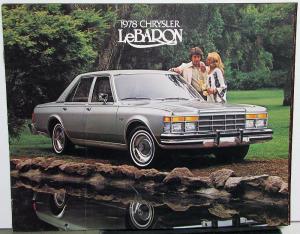 1978 Chrysler LeBaron Dealer Sales Brochure