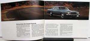 1977 Chrysler Plymouth Dealer Sales Brochure Cordoba Volare Van Trail Duster