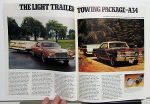 1975 Chrysler Plymouth Dealer Sales Brochure Trailer Towing Guide