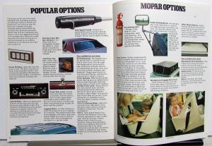 1975 Chrysler Plymouth Dealer Sales Brochure Trailer Towing Guide