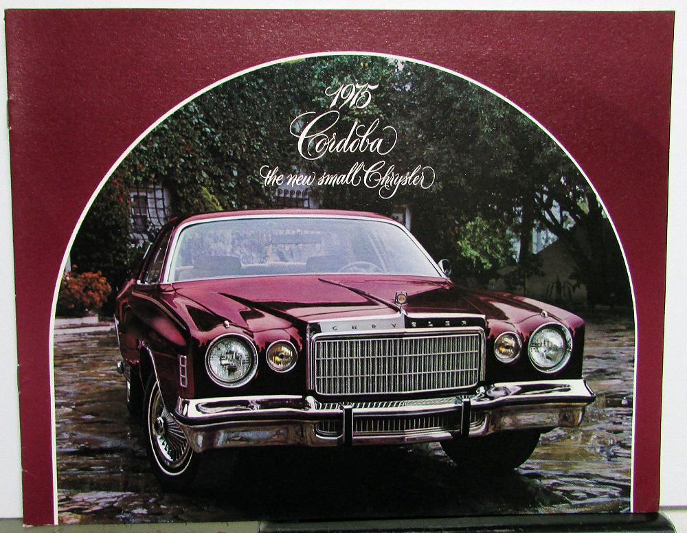 1975 Chrysler Cordoba Dealer Sales Brochure