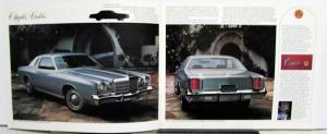1975 Chrysler Cordoba Dealer Sales Brochure