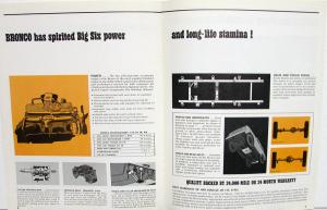 1966 Ford Bronco Dealer Sales Brochure Original
