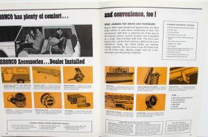 1966 Ford Bronco Dealer Sales Brochure Original