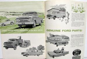 1960 Ford Better Farm Management Book Ranchero Truck Tractor Industrial Engine