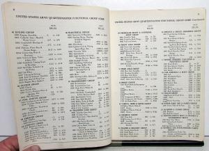 1941 Mack War Department Army Model NJU1 & 2 Tractor Truck Parts Price List 1189