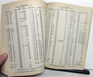 1944 Mack US Government Military Truck Numerical Parts & Price List No 1445