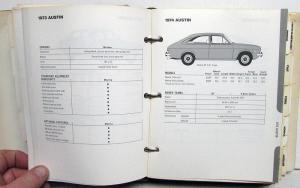 1971-1977 Chevrolet Dealers Foreign/Domestic Import Small Cars Guide Comparison