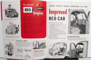 1952 REO Trucks Dealer Sales Brochure Model 22 Features Options Specs