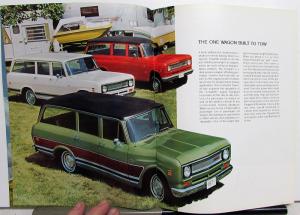 1971 International IH Travelall Tow Wagons Dealer Sales Brochure