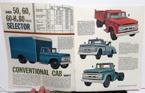 1962 Chevy Truck Chassis Cab Stake Series C L50 C L T60 T80 60H Sales Brochure