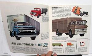 1962 Chevy Truck Chassis Cab Stake Series C L50 C L T60 T80 60H Sales Brochure