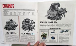 1962 Chevy Truck Chassis Cab Stake Series C L50 C L T60 T80 60H Sales Brochure