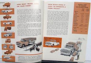 1959 Ford Select The Right Truck For Your Farming Needs Sales Brochure Ranchero