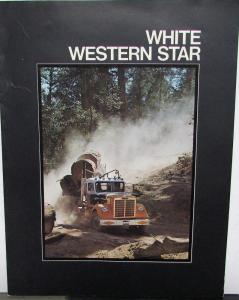 1977 White Western Star Logging & Construction Sales Brochure