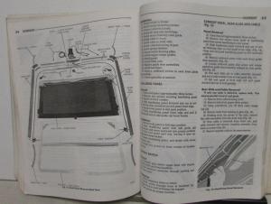1973 Dodge Body Service Shop Repair Manual Original Challenger Dart Charger